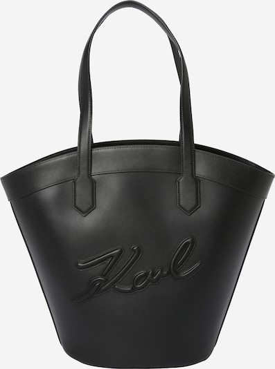 Karl Lagerfeld "Shopper" tipa soma, krāsa - melns, Preces skats