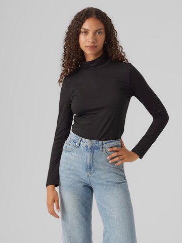 VERO MODA Shirt 'INA' in Zwart: voorkant