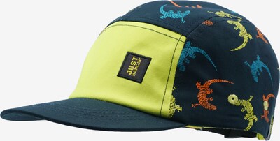 MAXIMO Hat 'Gecko' in Aqua / Yellow / Dark grey / Dark orange, Item view