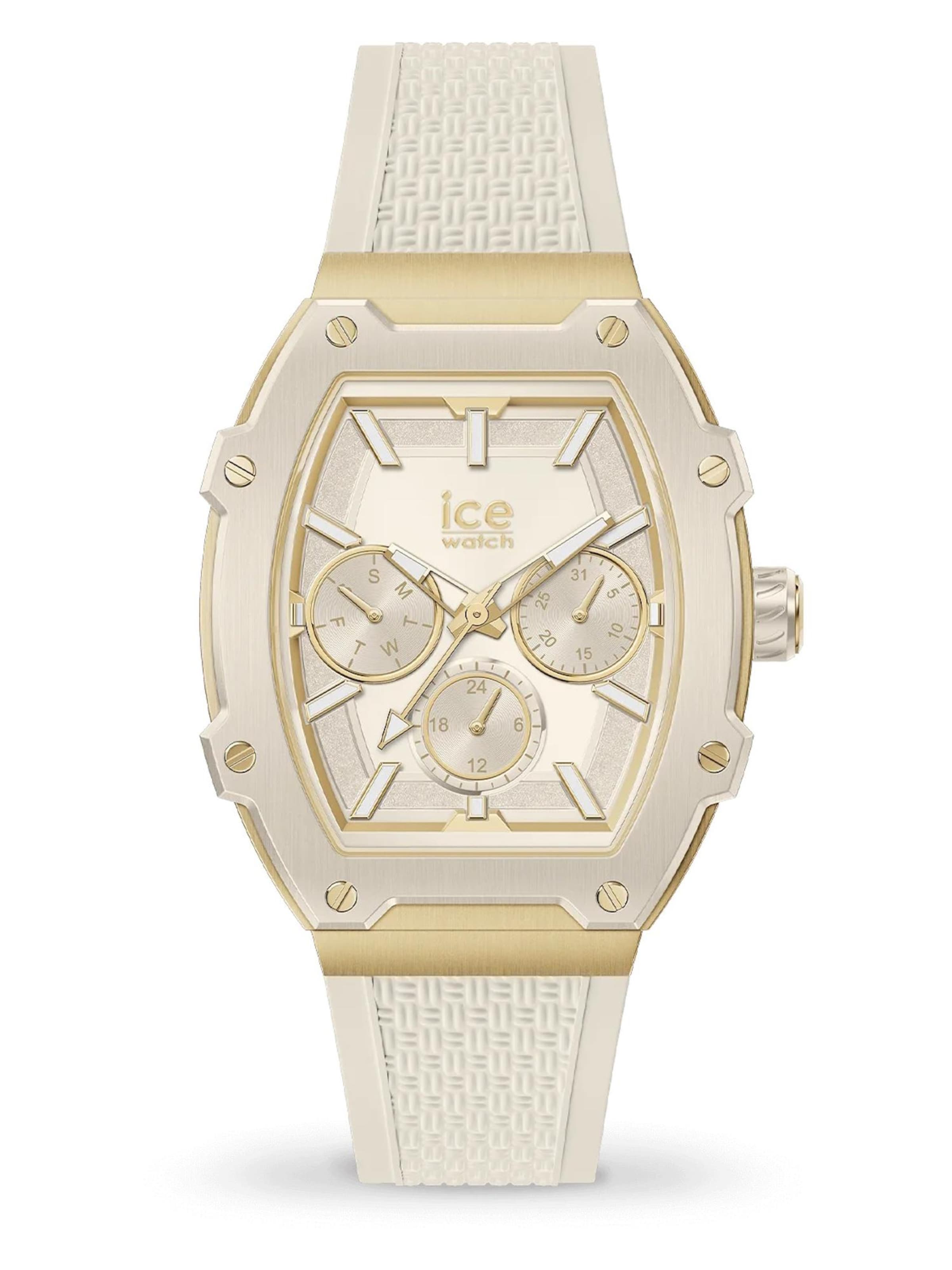 ICE WATCH Analoguhr 'Boliday' in Beige: Vorderseite