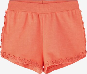 NAME IT Normalny krój Spodnie 'Fabienne' w kolorze pomarańczowy: przód