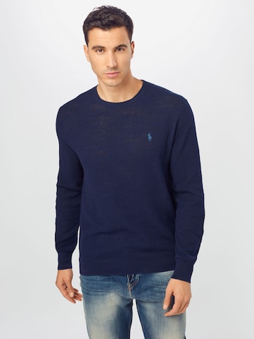 Polo Ralph Lauren Пуловер в синьо: отпред