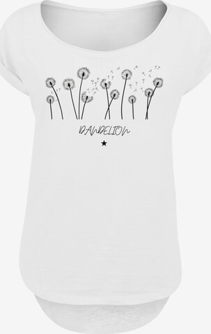 F4NT4STIC Shirt 'Dandelion Blume' in Wit: voorkant