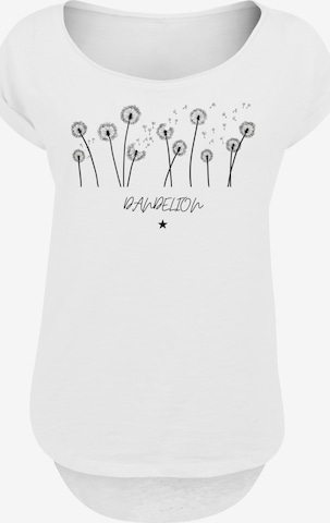 F4NT4STIC Shirt 'Dandelion Blume' in White: front