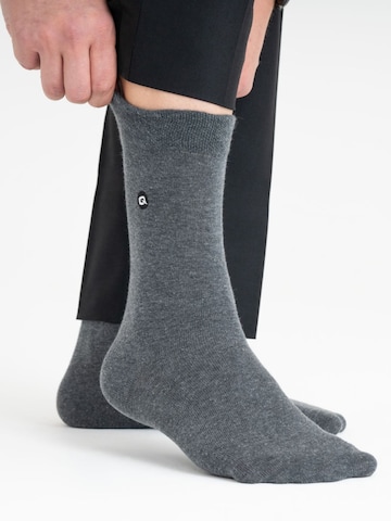 Chaussettes QOLONIA en gris