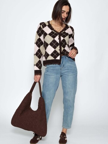 SASSYCLASSY Knit cardigan in Brown