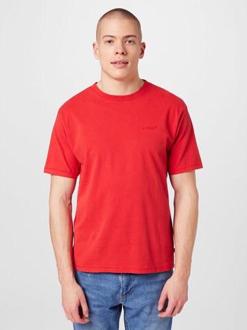 LEVI'S ® Shirt 'RED TAB' in Rood: voorkant