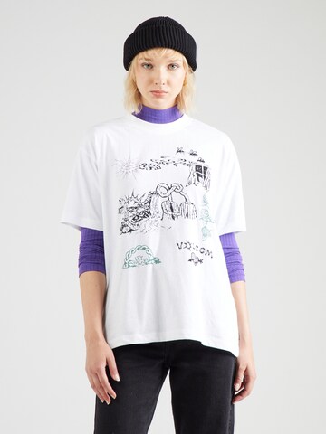 Volcom Tričko 'Keutchi' - Biela: predná strana