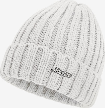 Neverless Mütze 'Model 36934' in Weiß: Vorderseite