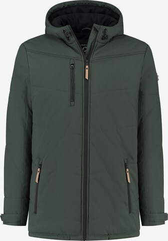 Travelin Winter Jacket 'Guss' in Green: front