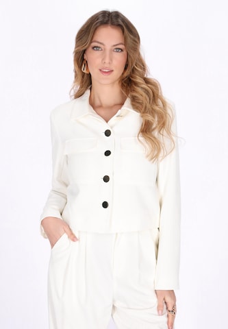 faina - Blazer em branco: frente