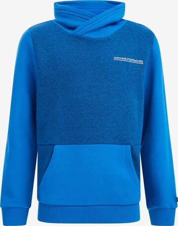 WE Fashion Sweatshirt in Blauw: voorkant