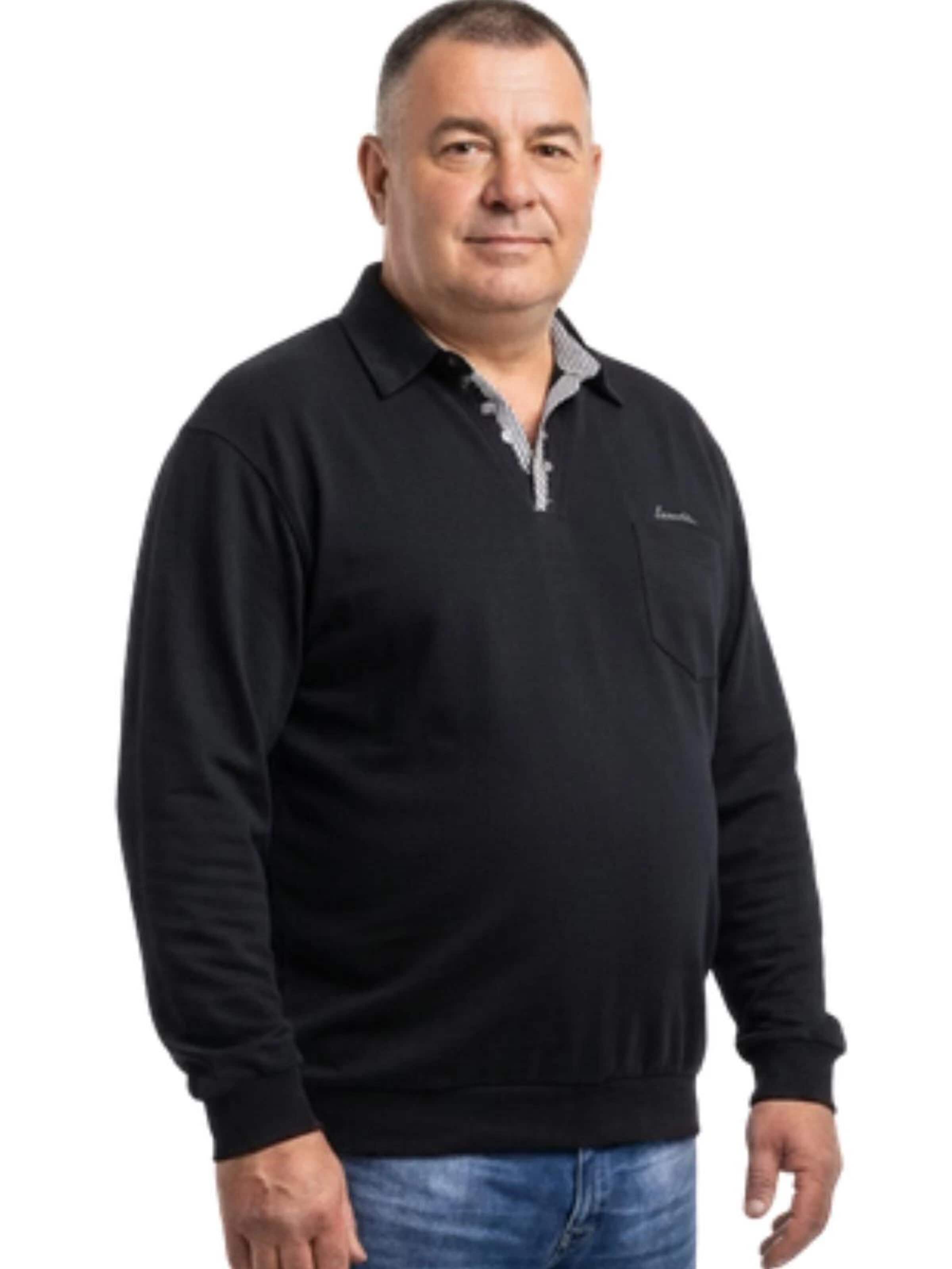 Lavecchia Sweatshirt 'LV-602 Übergrößen' i sort: forside