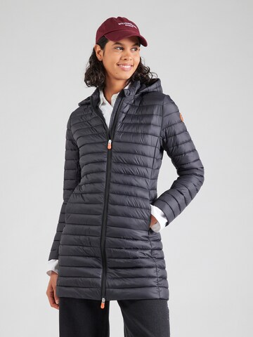 Cappotto di mezza stagione 'BRYANNA' di SAVE THE DUCK in nero: frontale