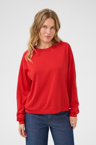Kaffe Sweatshirt 'BPida' in Rot: Vorderseite