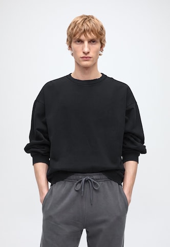 Felpa di WEEKDAY in nero: frontale
