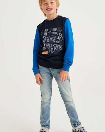 WE Fashion Shirt in Blauw