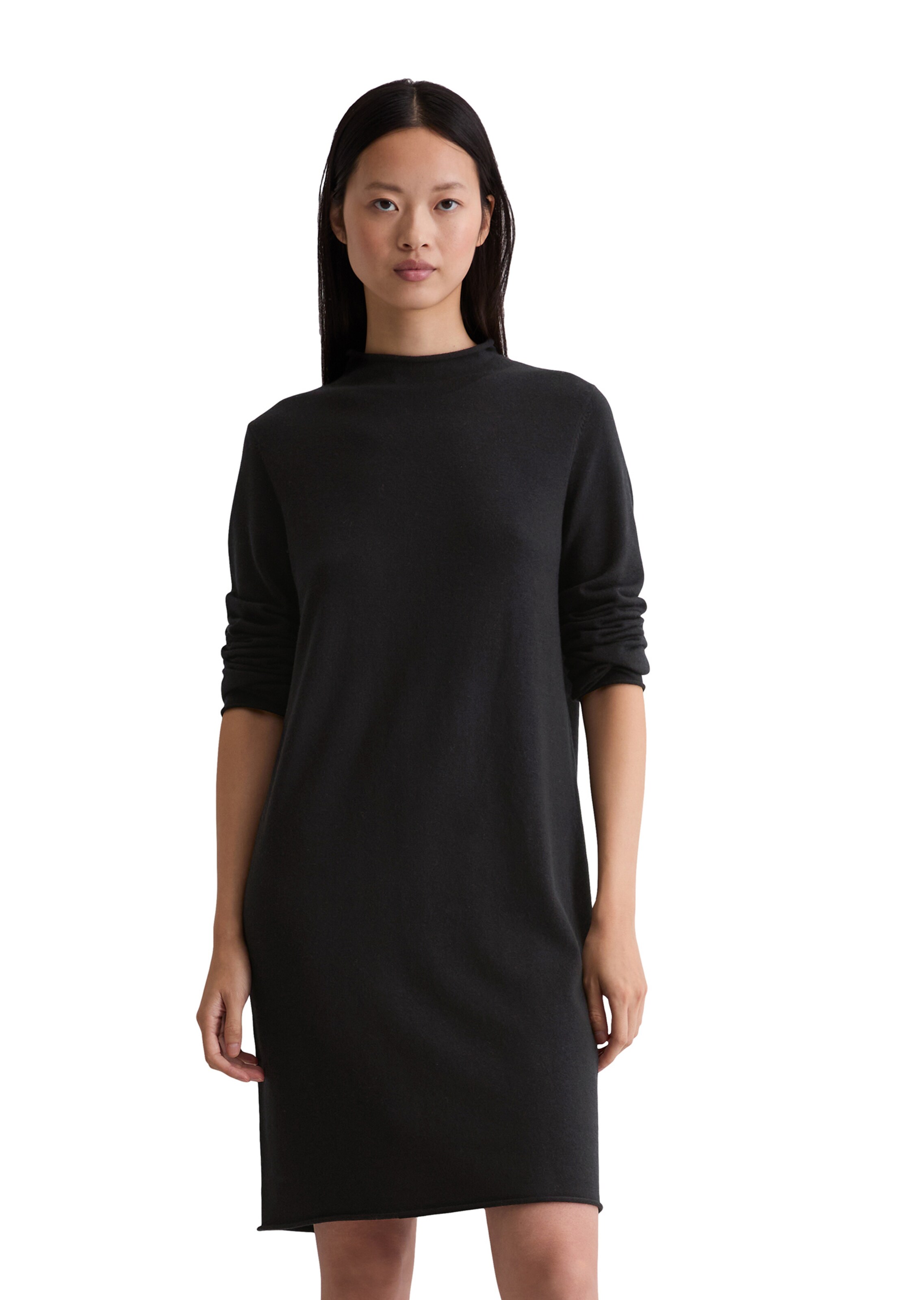 Robes en maille Marc O'Polo en noir : devant