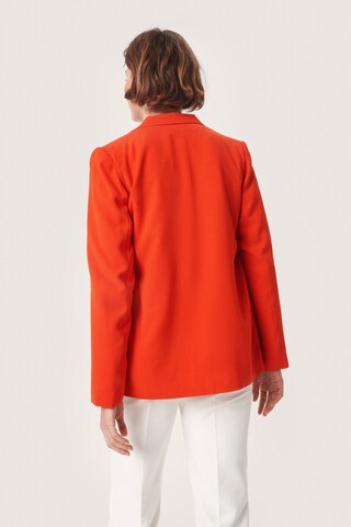 SOAKED IN LUXURY Blazer 'Shirley' in Rot