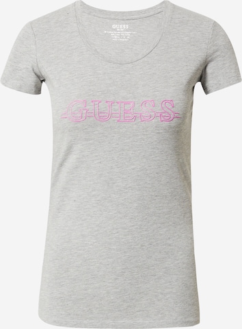 T-shirt GUESS en gris : devant