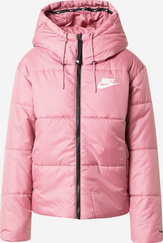 Nike Sportswear Преходно яке в розово: отпред
