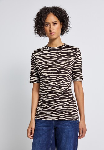 STREET ONE Shirt in Brown: front