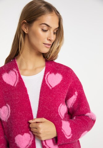 Cardigan MYMO en rose