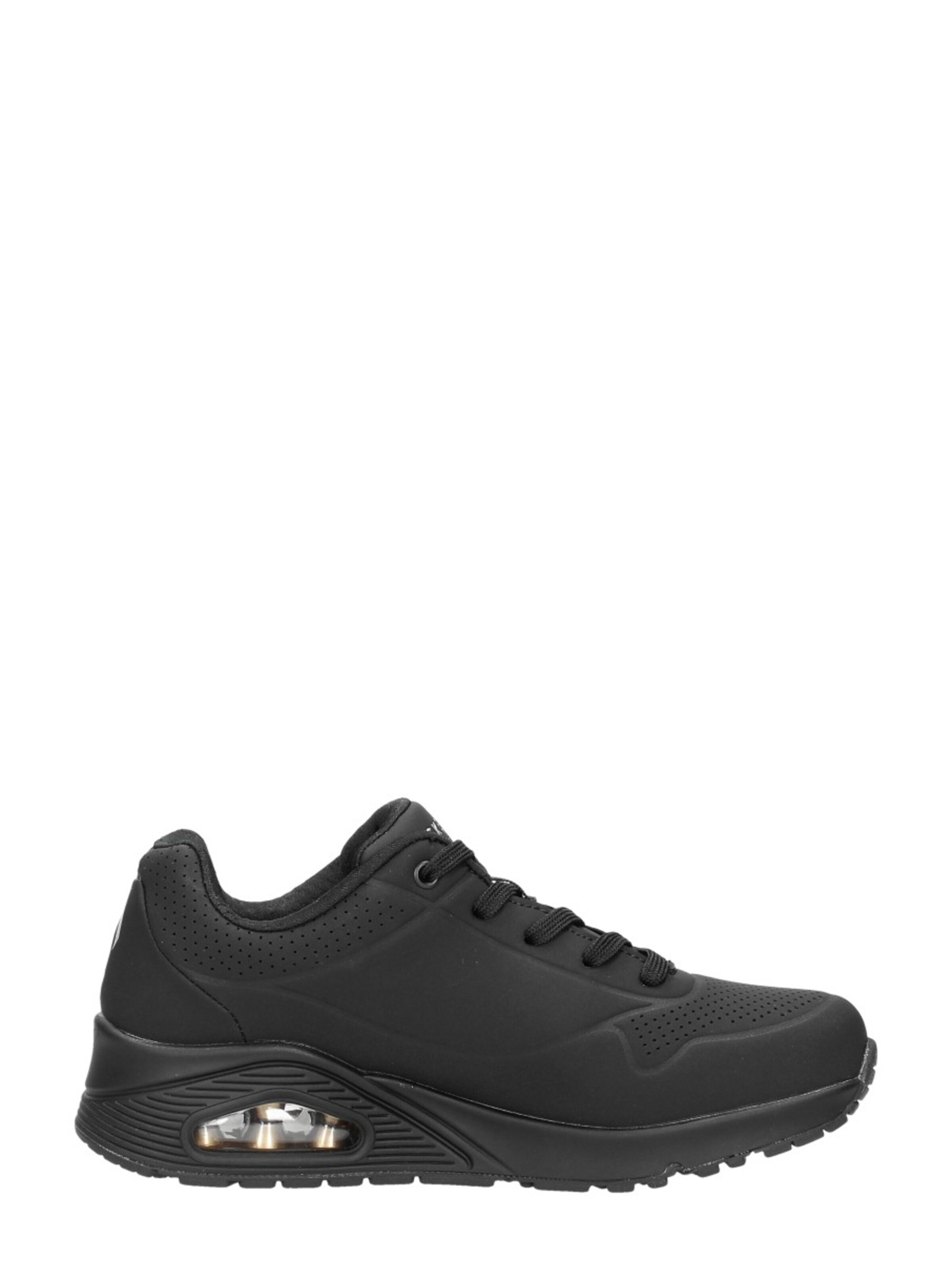 SKECHERS Sneakers laag 'Uno - Stand On Air' in Zwart