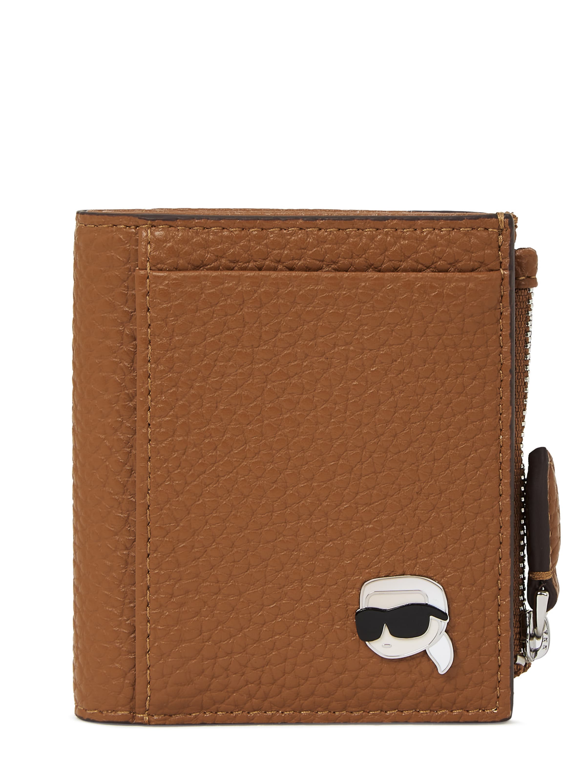 Karl Lagerfeld - Cartera 'Ikon' en marrón: frente