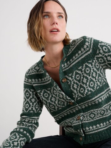 Seasalt Cornwall Gebreid vest 'Castwork' in Groen