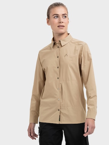 Chemisier fonctionnel 'Maghera' Schöffel en beige : devant