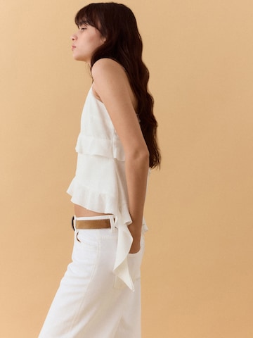 MANGO TEEN Topp 'CARLOTA' i vit