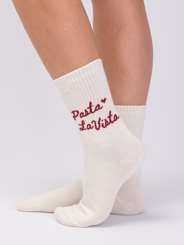 J.Clay Sokken in Beige: voorkant