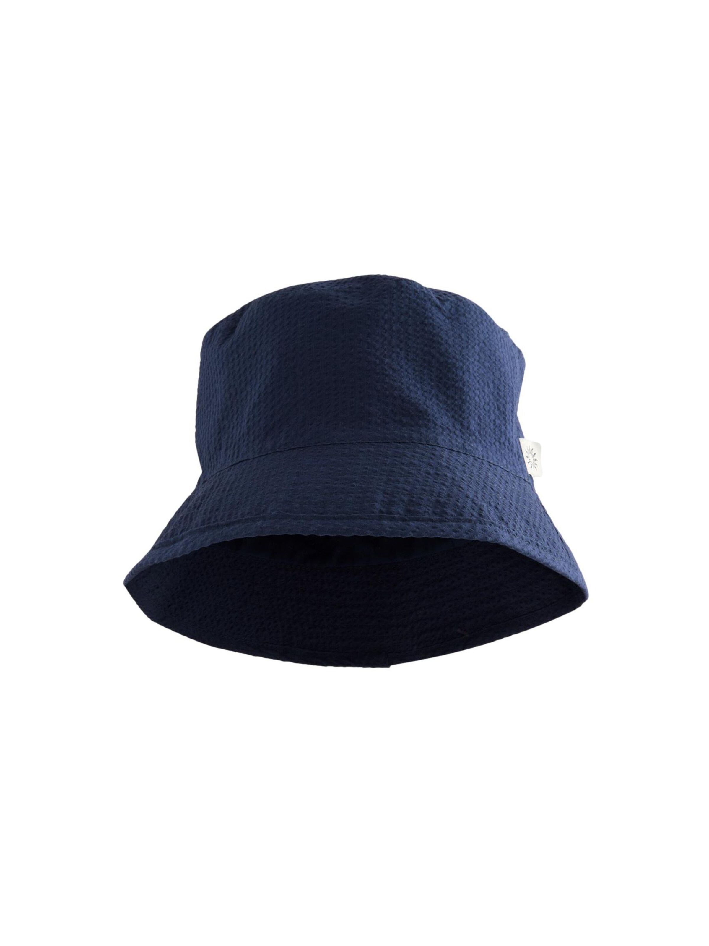 Next Hut in Blau: Vorderseite