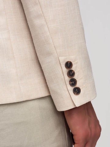 Ombre Regular fit Business-colbert in Beige