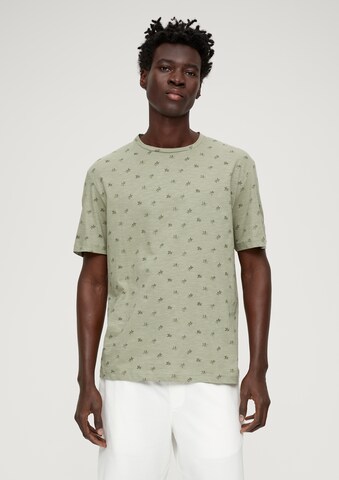 T-Shirt s.Oliver en vert : devant