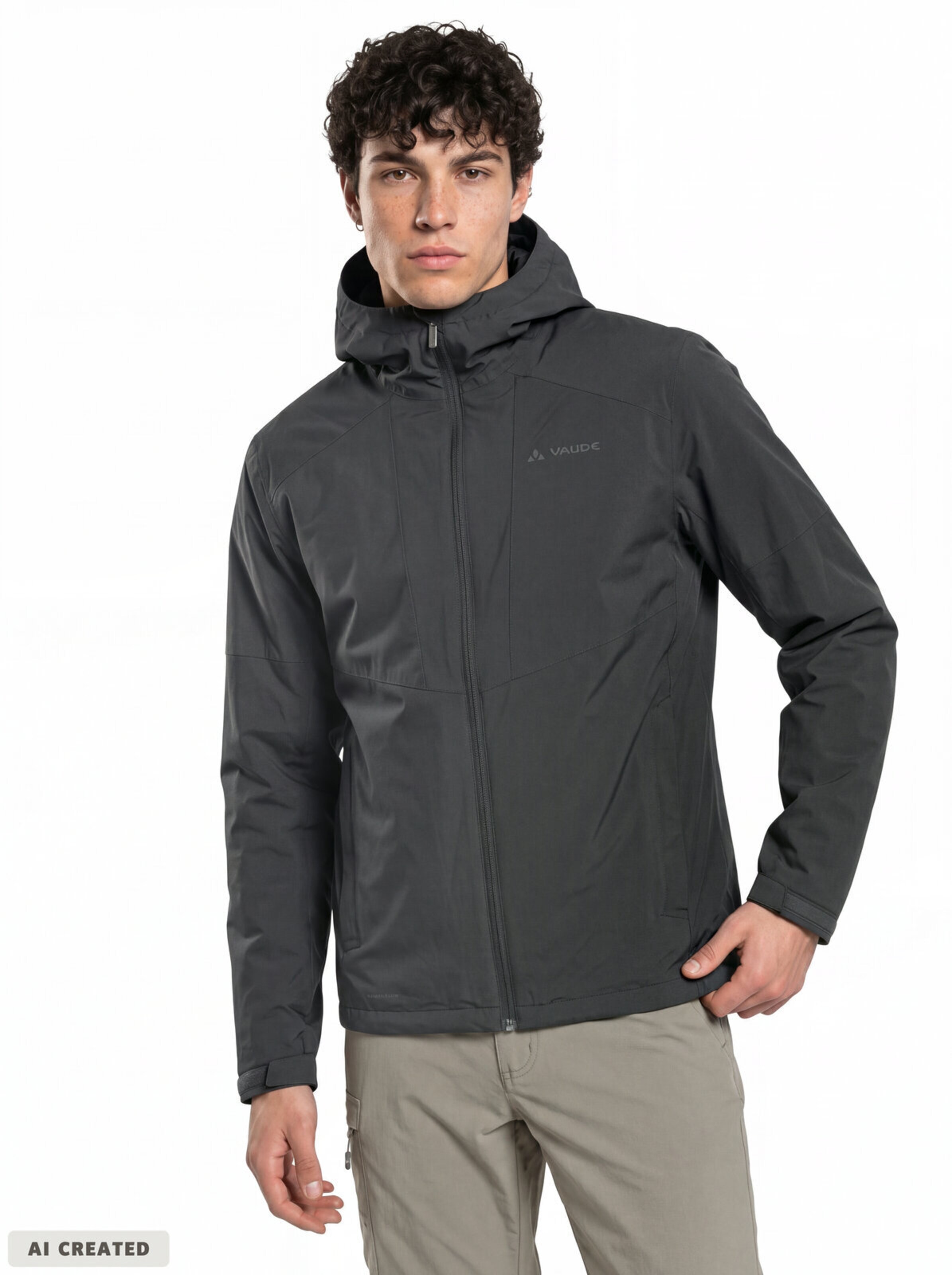 VAUDE Winter jacket in Grey: front