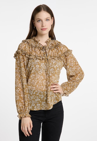 DreiMaster Vintage Blouse in Yellow: front