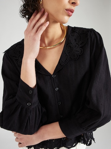 ABOUT YOU x Iconic by Tatiana Kucharova Blouse 'Greta' in Black