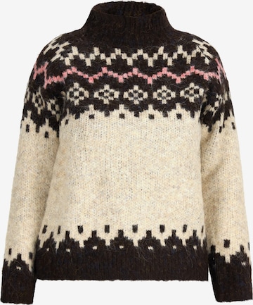 Jalene Neulepaita värissä beige: etupuoli