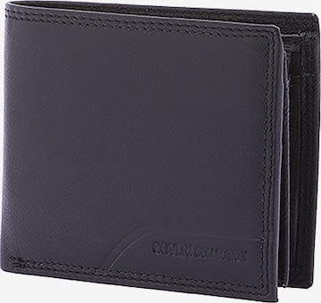 Enrico Coveri Portemonnaie in Schwarz: Vorderseite