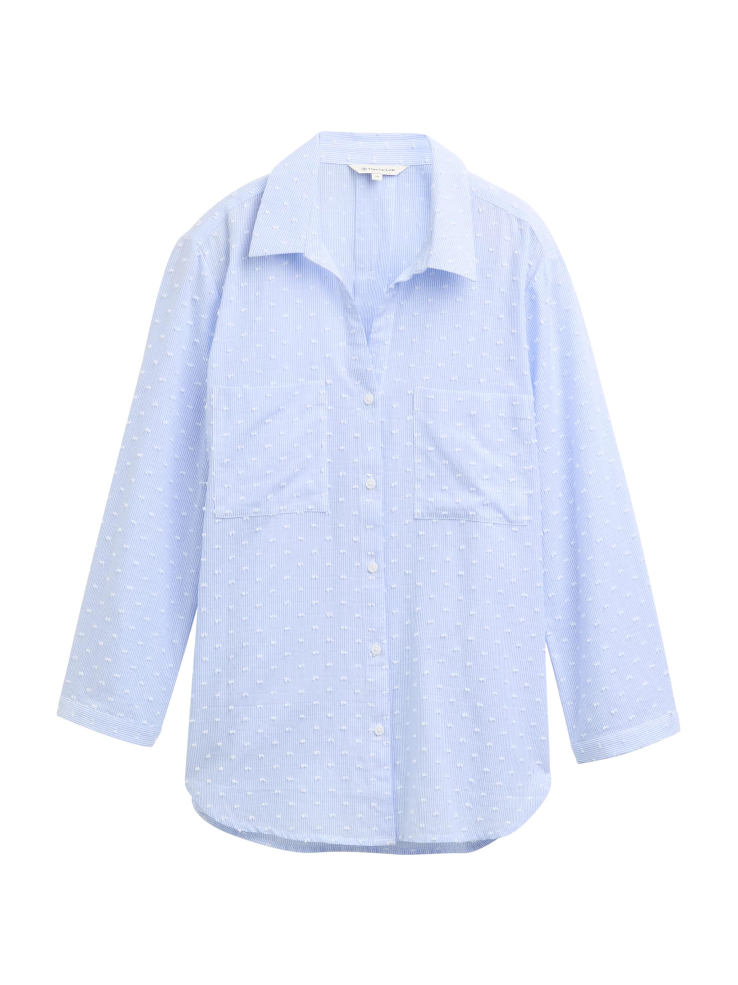 TOM TAILOR Blouse in Blue: front