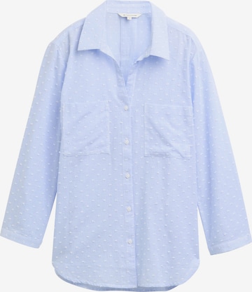 TOM TAILORBluza - plava boja: prednji dio