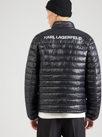 Veste mi-saison Karl Lagerfeld en noir : devant