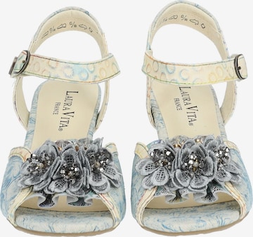 Laura Vita Strap Sandals in Blue