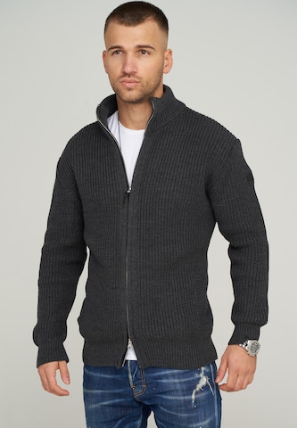 CARISMA Knit Cardigan 'MKCONNA' in Grey: front