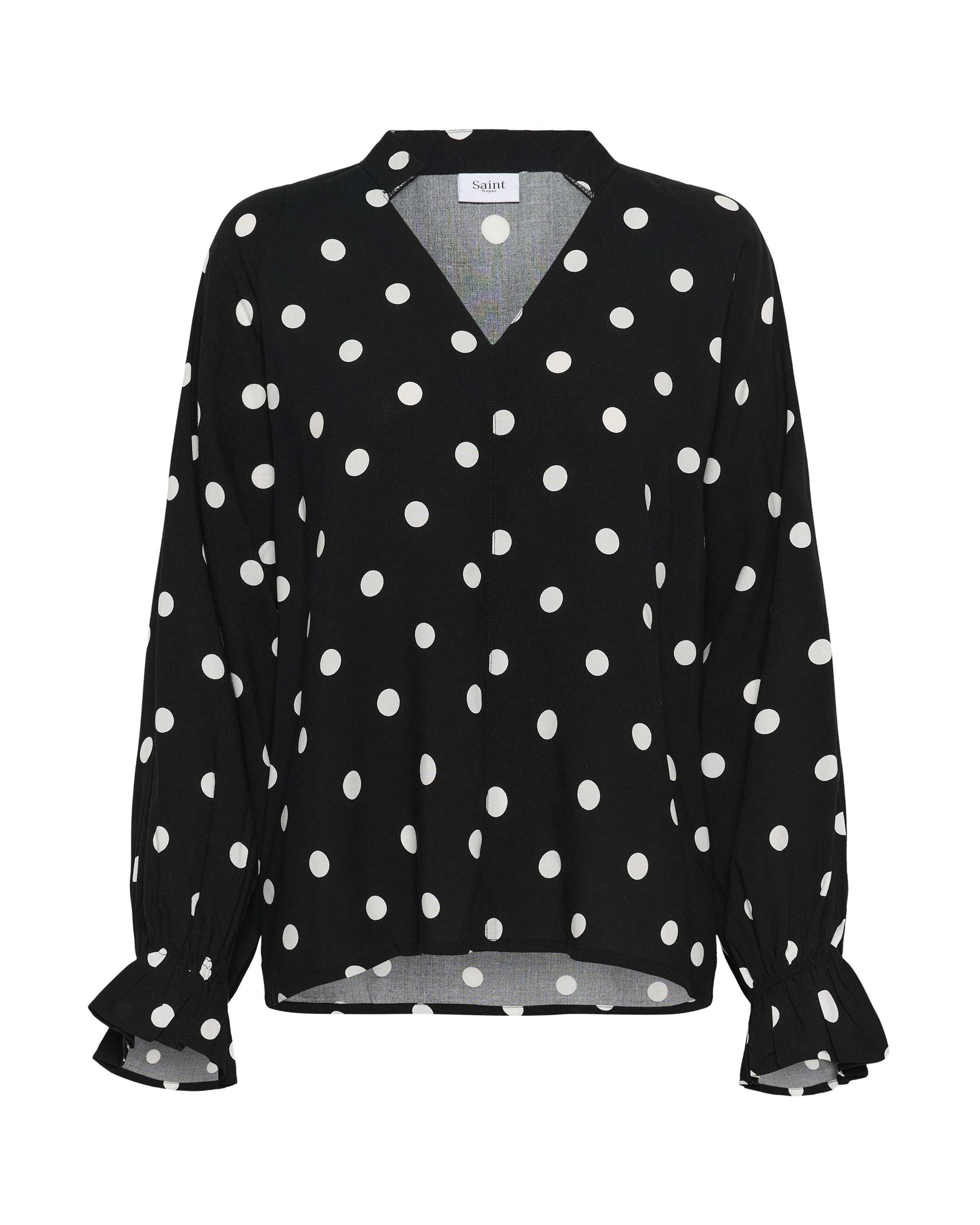 SAINT TROPEZ Blouse 'Paice' in Black: front