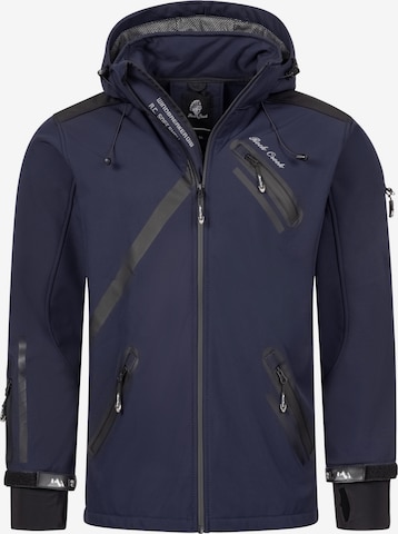 Rock Creek Outdoorjacke in Blau: Vorderseite