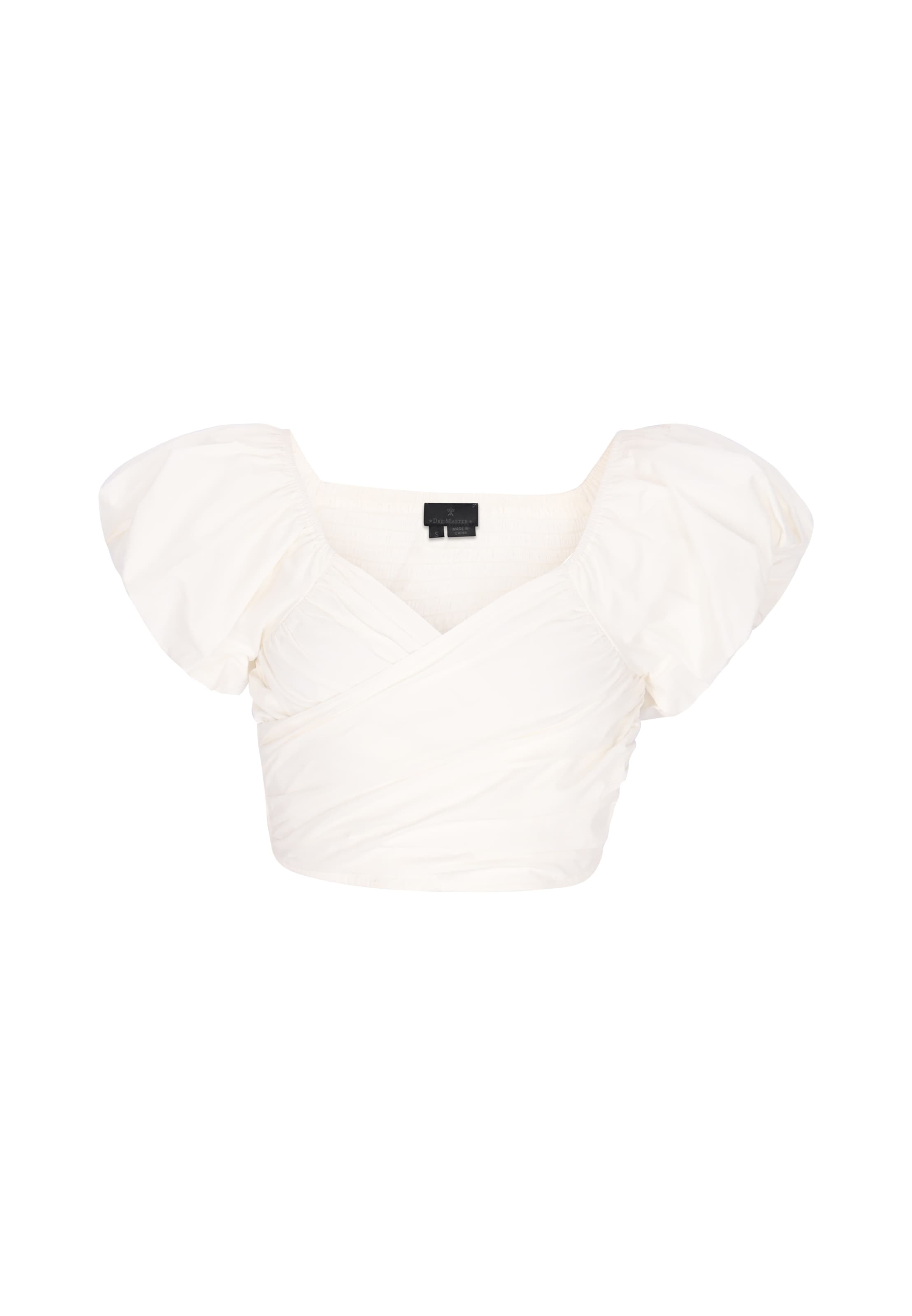 DreiMaster Klassik - Blusa en blanco: frente
