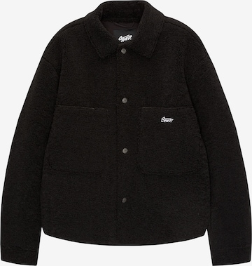 Veste mi-saison Pull&Bear en noir : devant